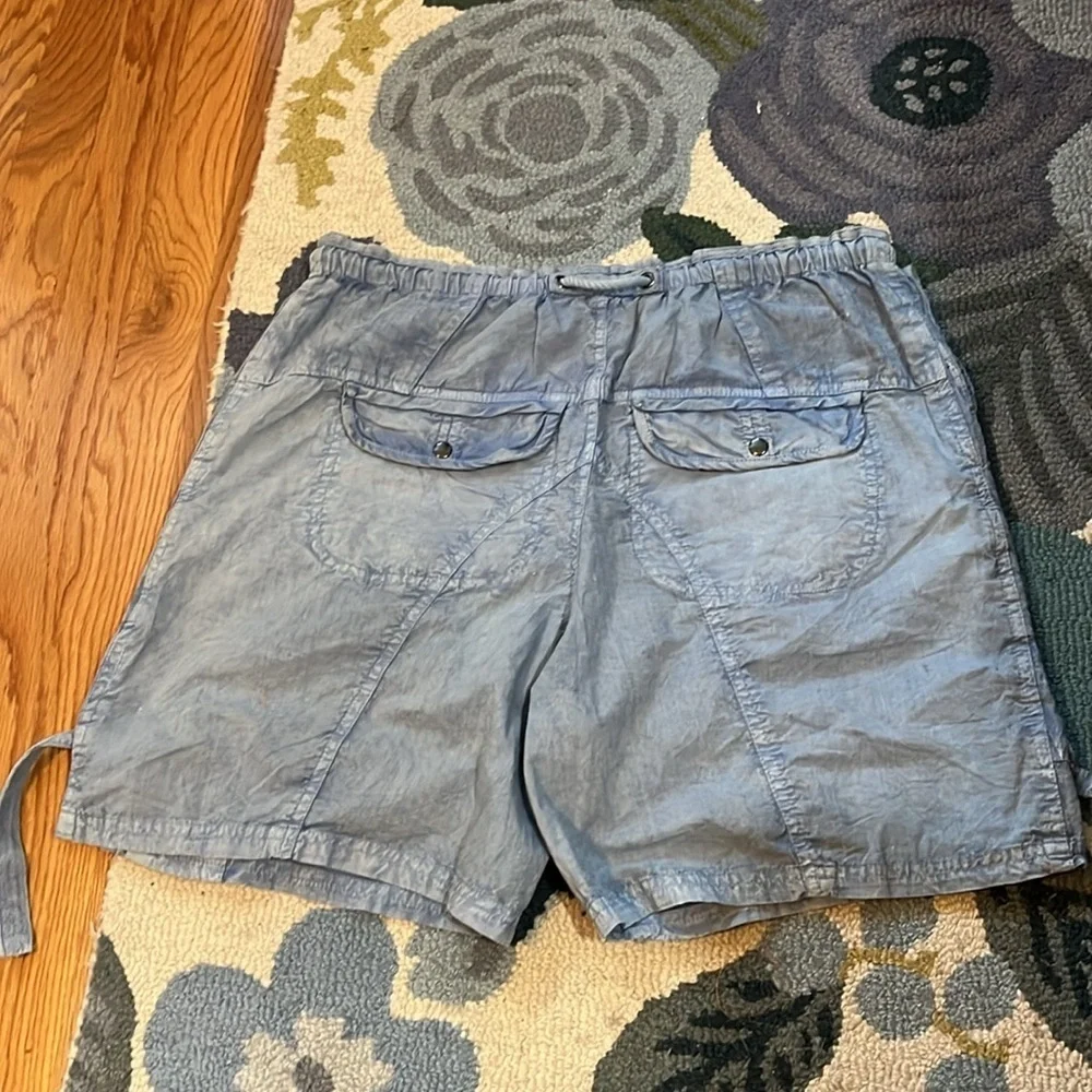 Free People Moon Bay Parachute Shorts in Cashmere Blue Sz Small NWT